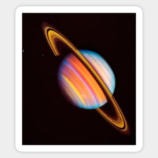 Voyager 2 image of saturn taken in 1981 (R390/0126) Sticker